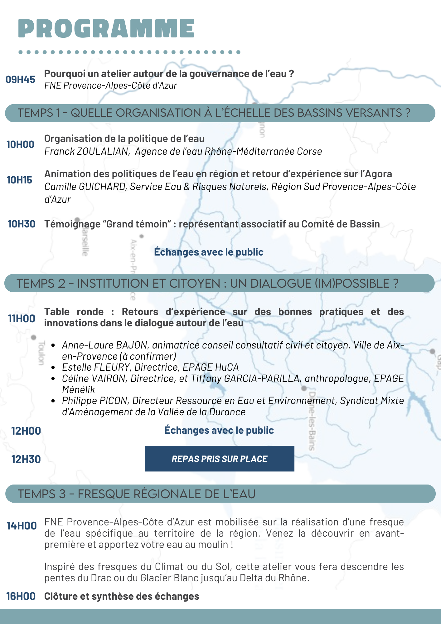 Programme Journée