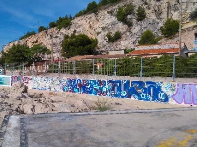 Image calanque béton